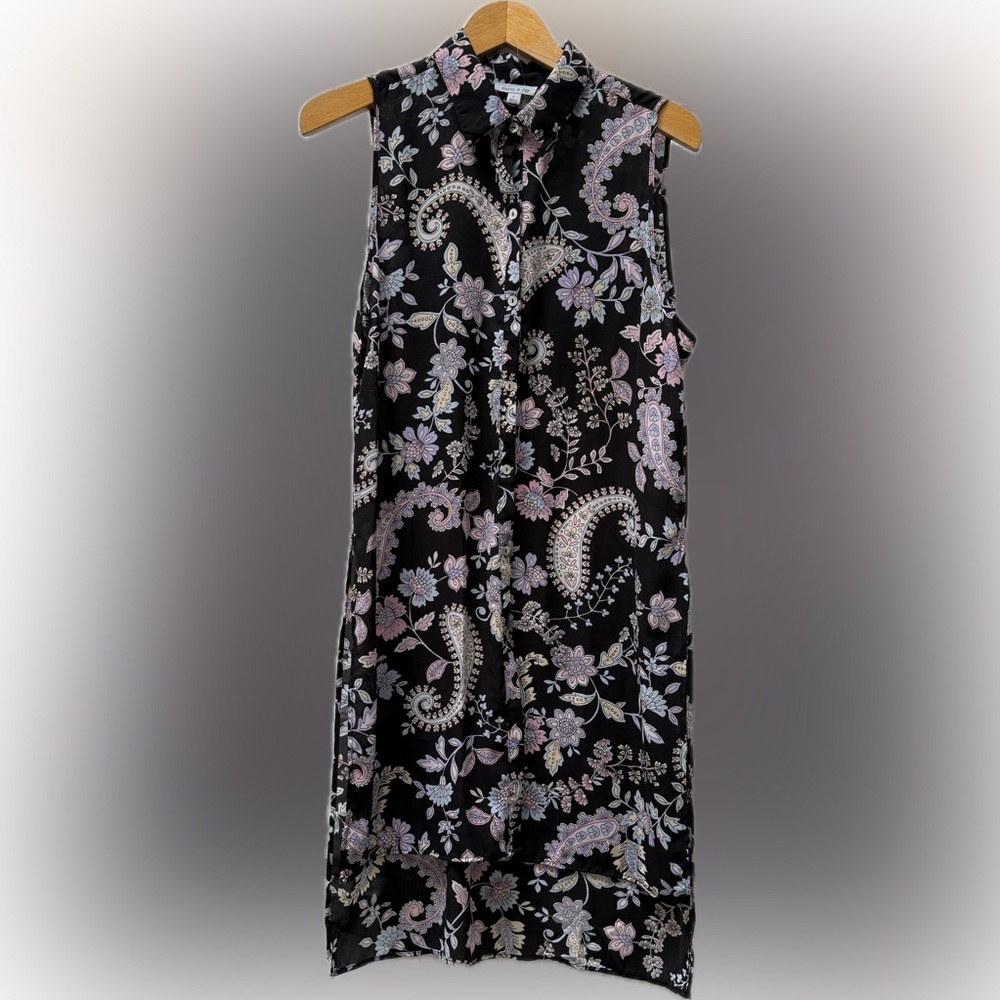 FLORAL & JOY duster tunic blouse